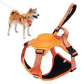 Dog Harness and Retractable Leash Set All-In-One. Automatic Anti-Burst Impact,Flexible Rope, Anti-Twist. Adjustable Breathable